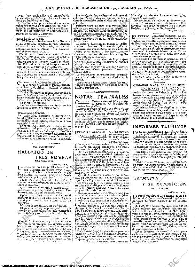 ABC MADRID 02-12-1909 página 10