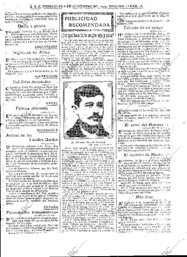 ABC MADRID 08-12-1909 página 13