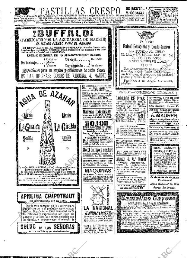 ABC MADRID 08-12-1909 página 16