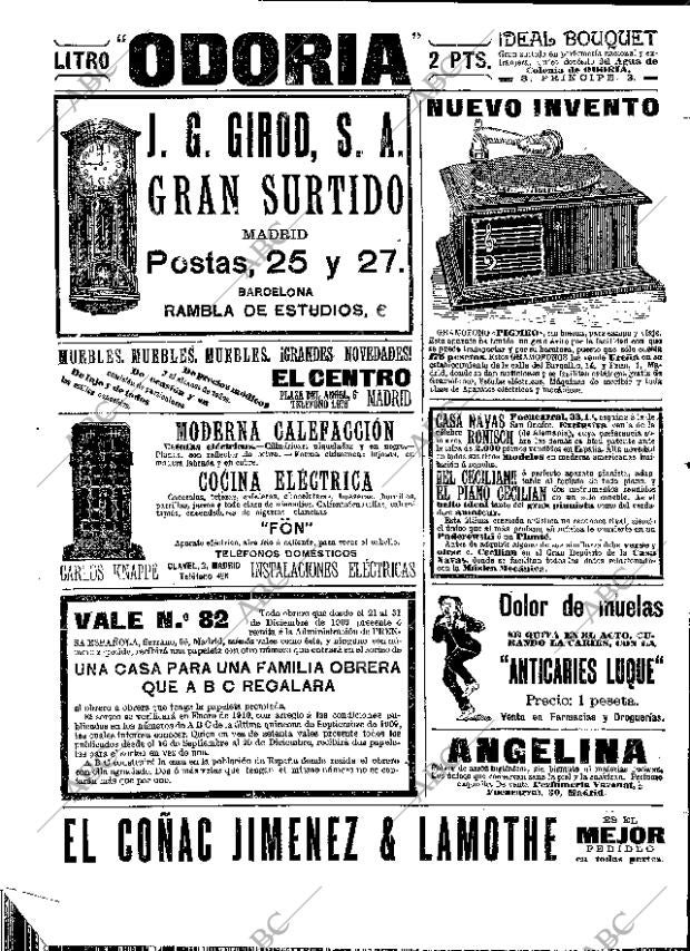 ABC MADRID 08-12-1909 página 20