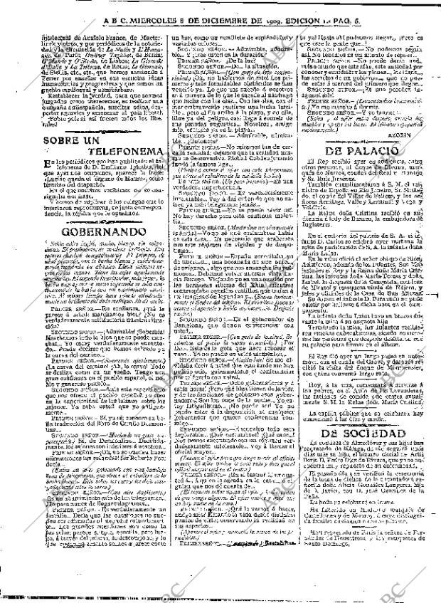 ABC MADRID 08-12-1909 página 6
