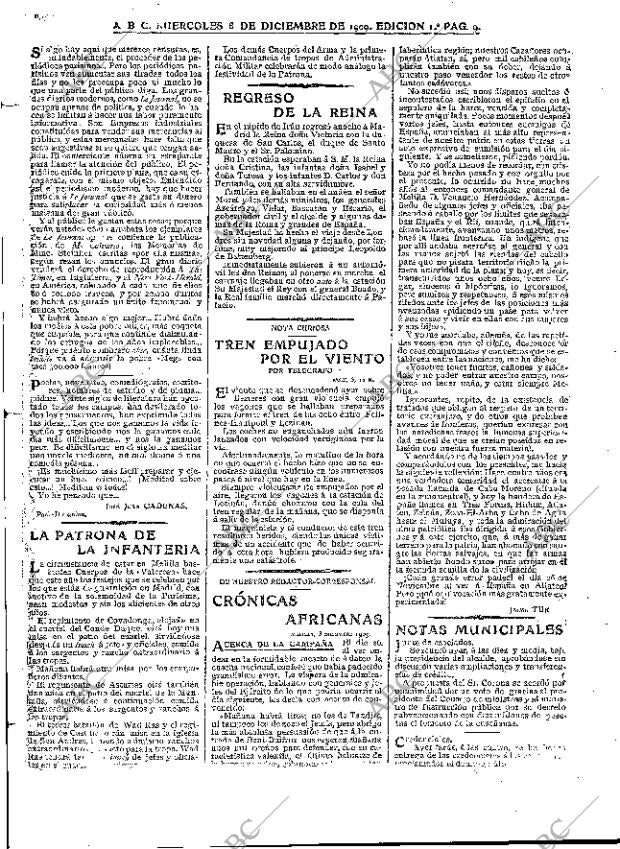 ABC MADRID 08-12-1909 página 9