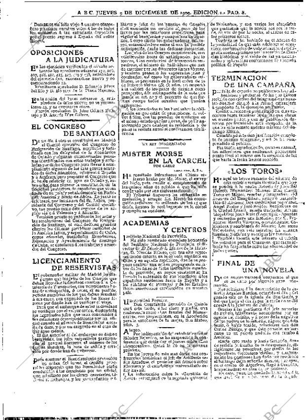ABC MADRID 09-12-1909 página 8