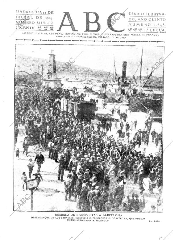 ABC MADRID 11-12-1909 página 1