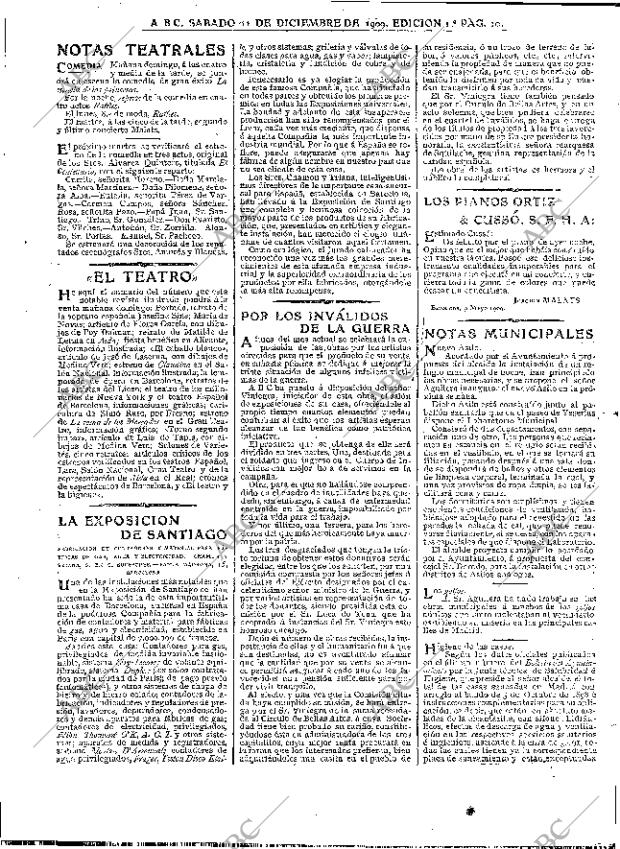 ABC MADRID 11-12-1909 página 10