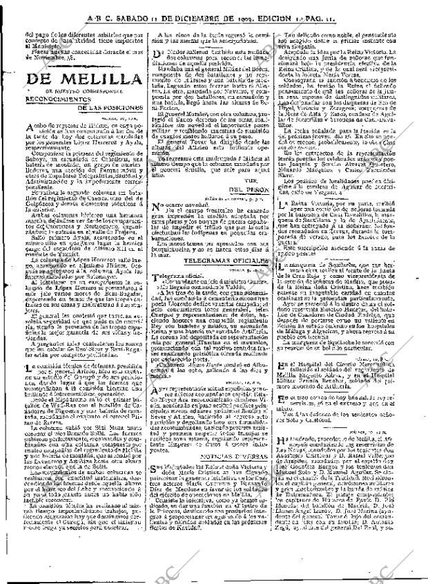 ABC MADRID 11-12-1909 página 11