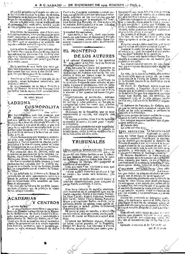 ABC MADRID 11-12-1909 página 9