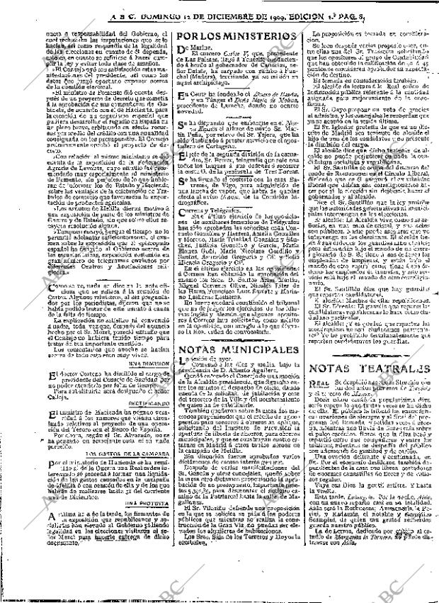 ABC MADRID 12-12-1909 página 8
