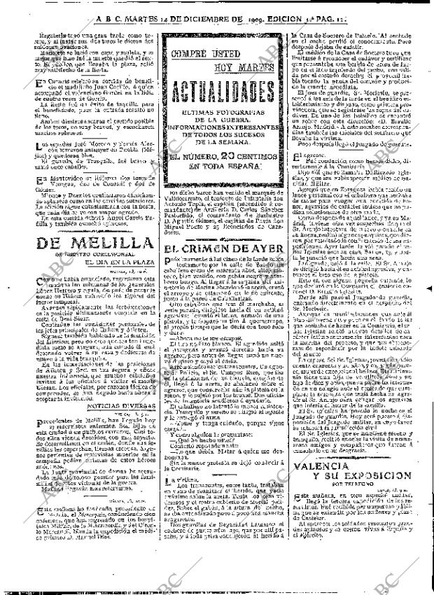 ABC MADRID 14-12-1909 página 12