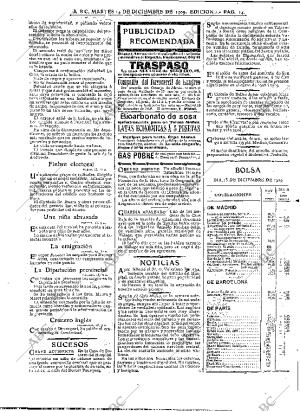 ABC MADRID 14-12-1909 página 14