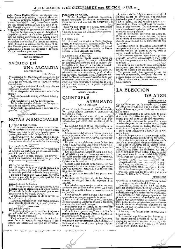 ABC MADRID 14-12-1909 página 9