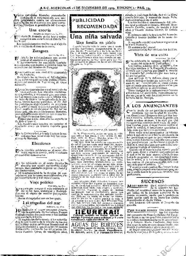 ABC MADRID 15-12-1909 página 14