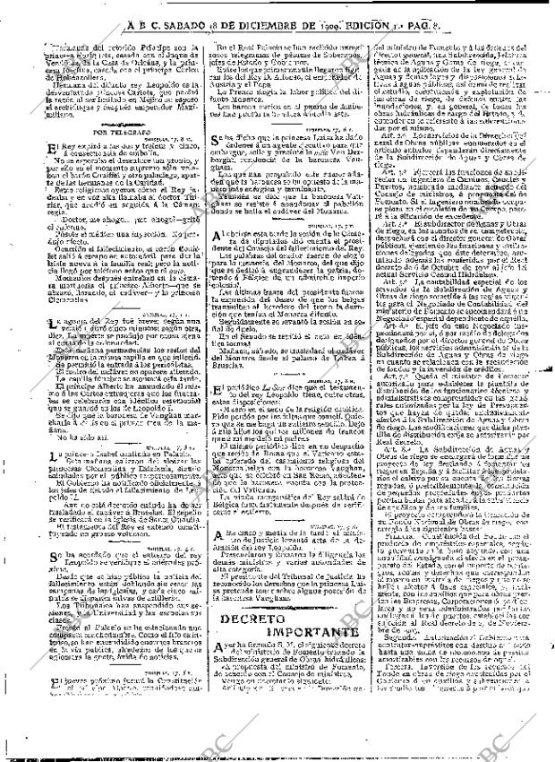 ABC MADRID 18-12-1909 página 8