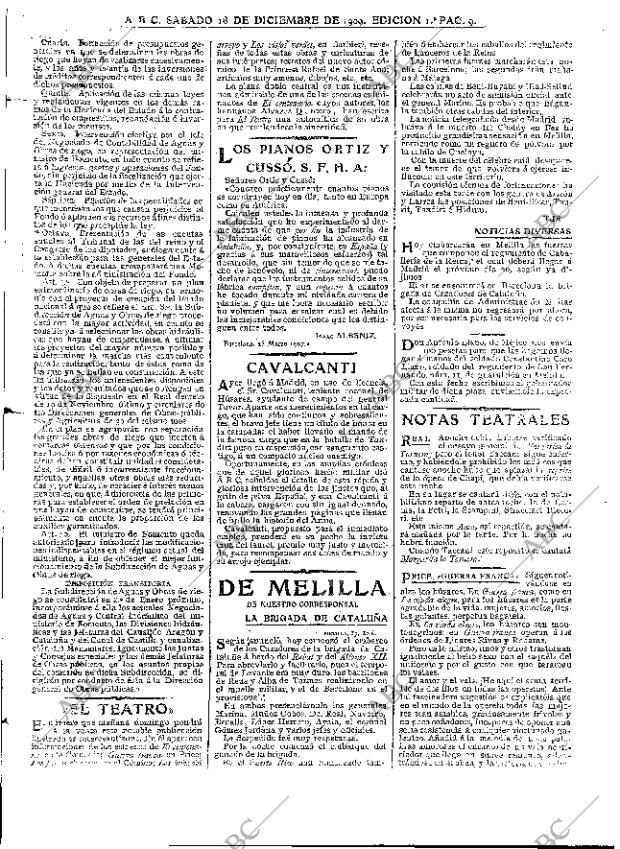 ABC MADRID 18-12-1909 página 9