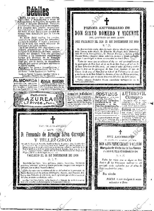 ABC MADRID 20-12-1909 página 16