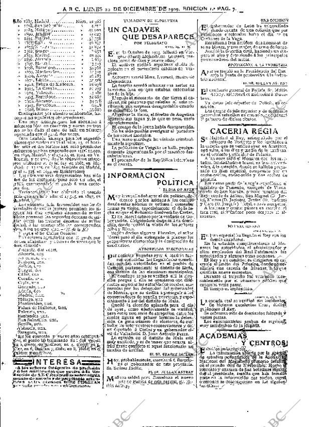 ABC MADRID 20-12-1909 página 7