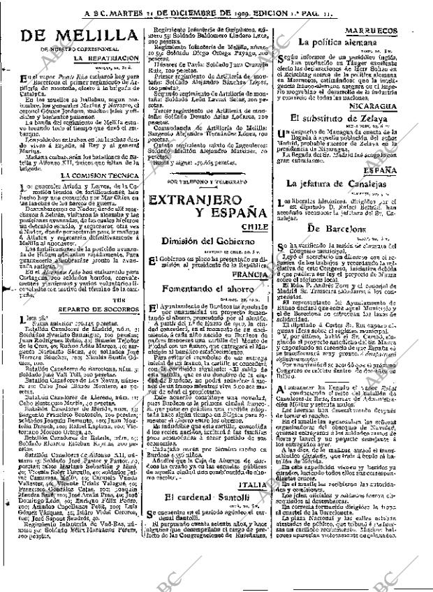ABC MADRID 21-12-1909 página 11