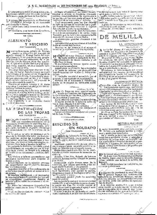 ABC MADRID 22-12-1909 página 9