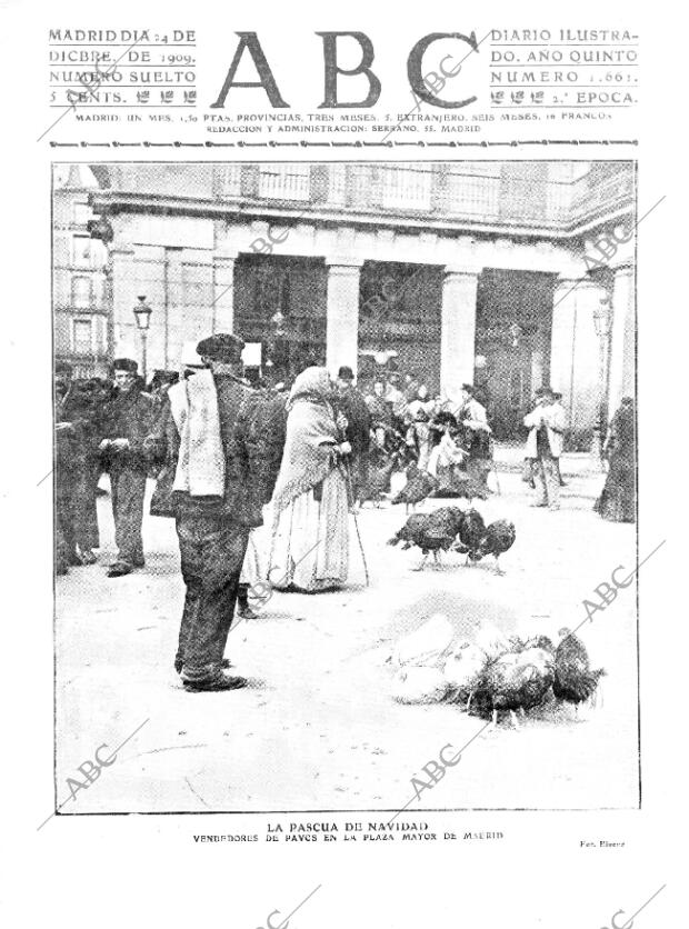 ABC MADRID 24-12-1909 página 1