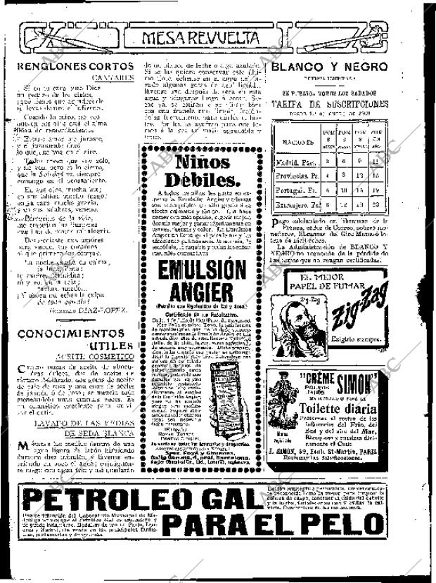 BLANCO Y NEGRO MADRID 25-12-1909 página 26