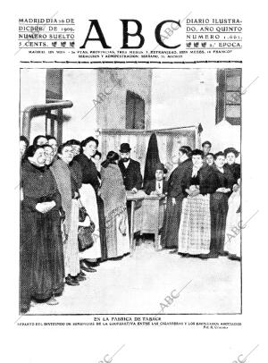 ABC MADRID 26-12-1909 página 1