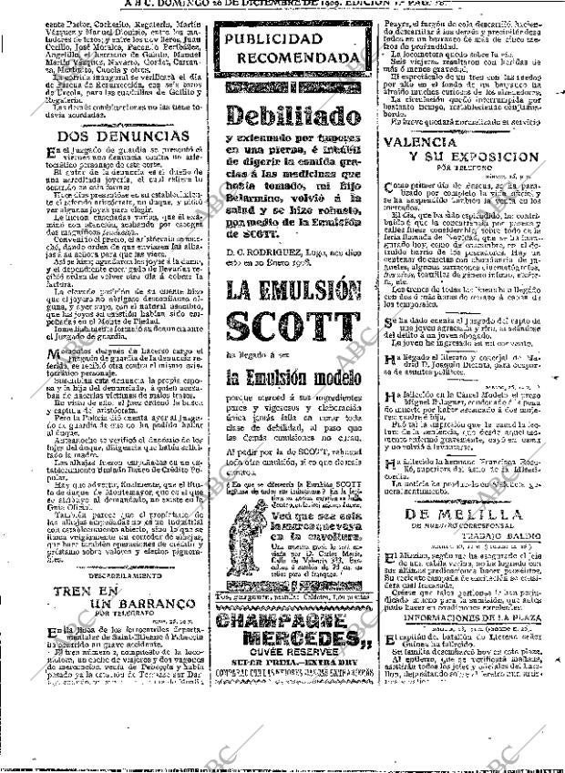 ABC MADRID 26-12-1909 página 10