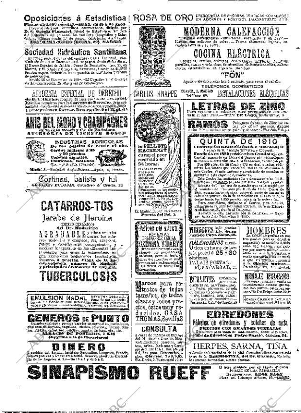ABC MADRID 26-12-1909 página 16