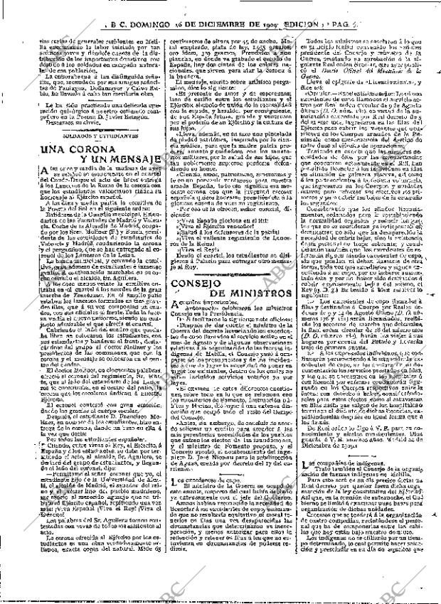 ABC MADRID 26-12-1909 página 6