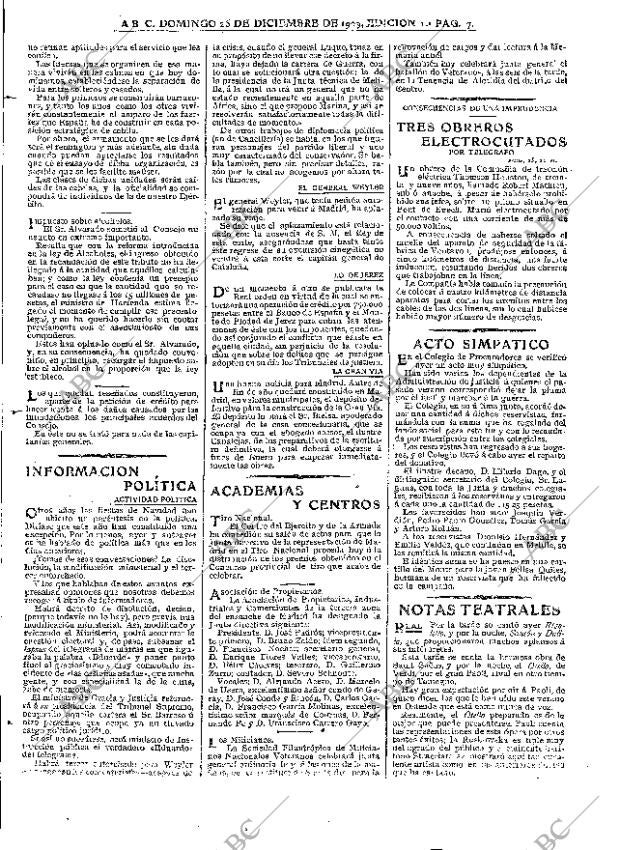 ABC MADRID 26-12-1909 página 7