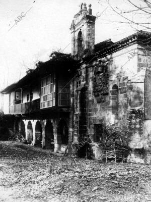 Un caserío típico de Cantabria, situado en el pueblo Villaverde de Pontones