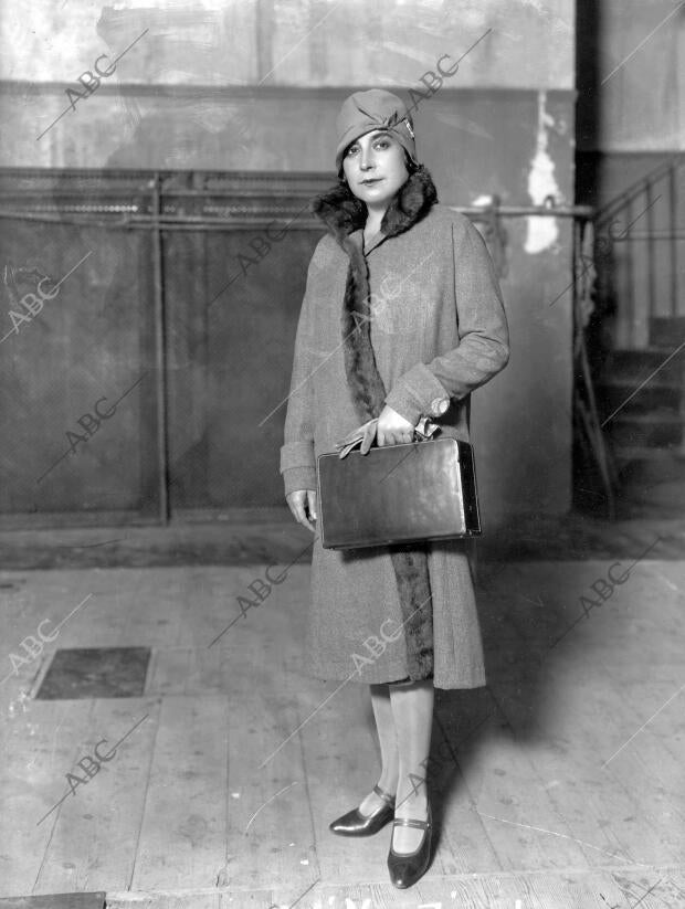 La actriz Margarita Xirgu