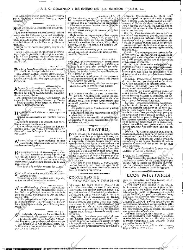 ABC MADRID 02-01-1910 página 10