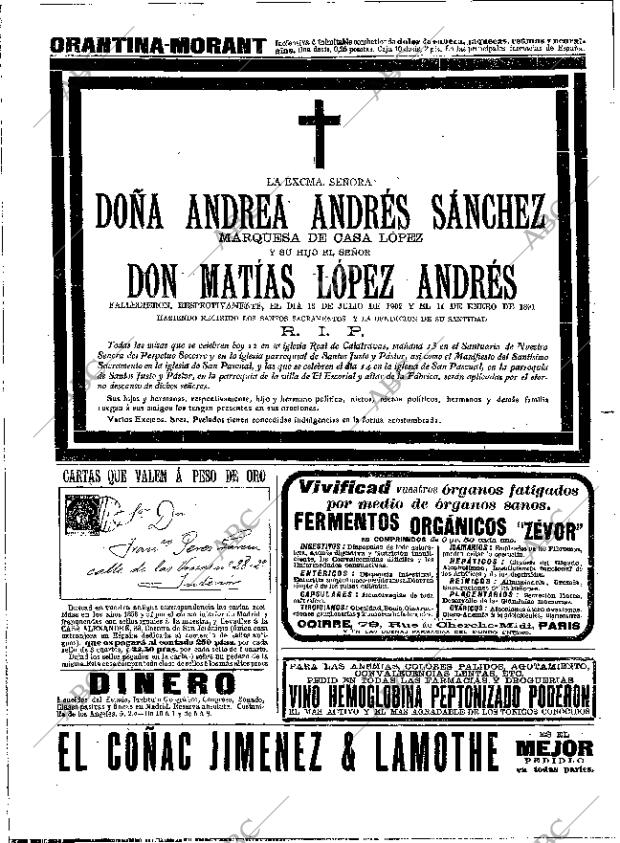 ABC MADRID 12-01-1910 página 20