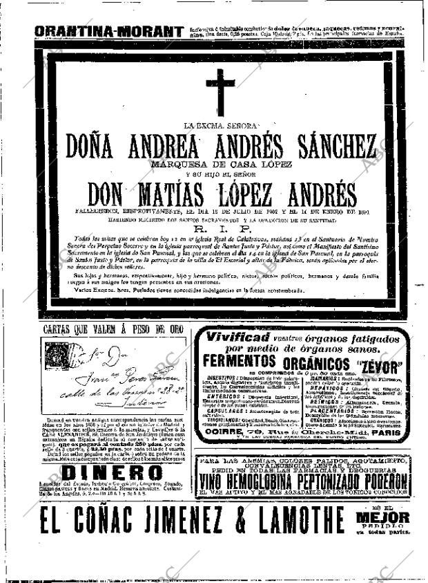 ABC MADRID 12-01-1910 página 20