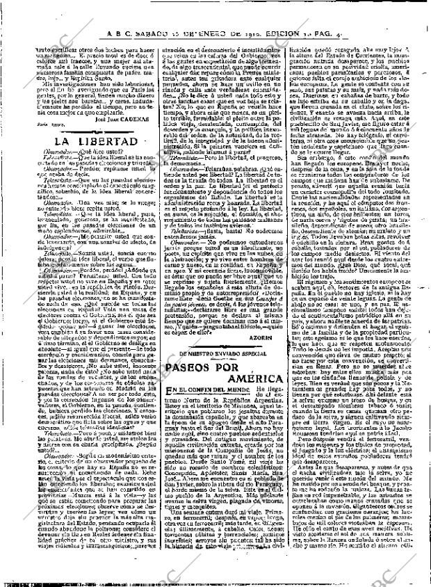 ABC MADRID 15-01-1910 página 4