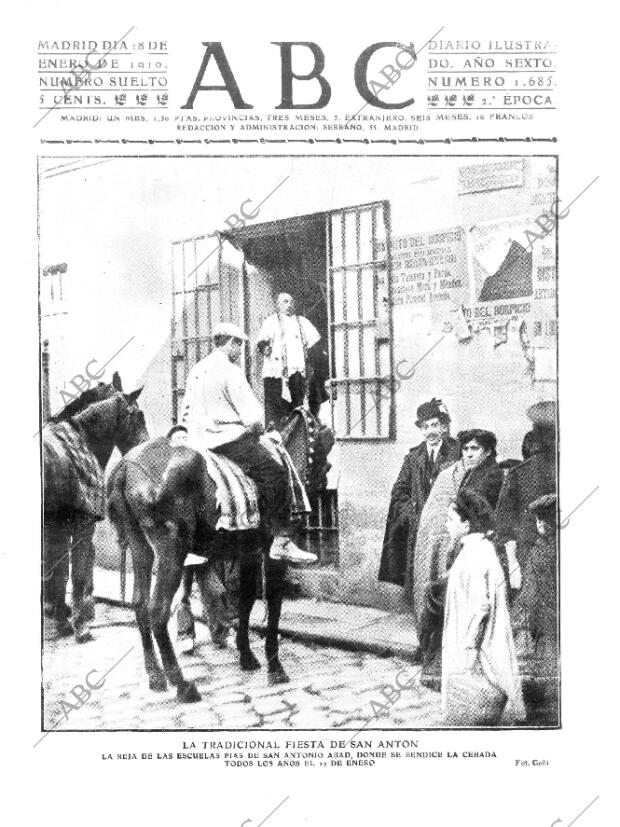 ABC MADRID 18-01-1910 página 1