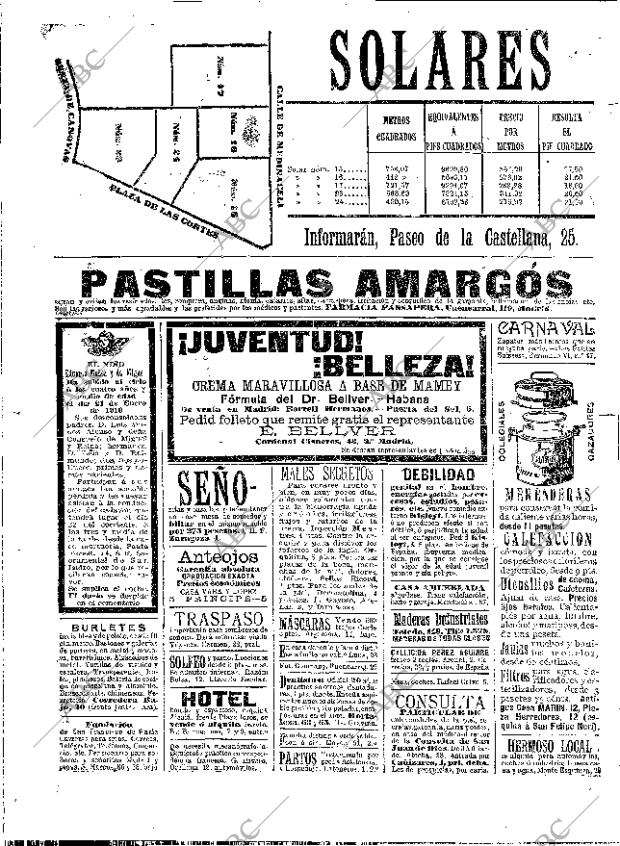 ABC MADRID 22-01-1910 página 16