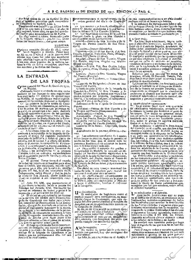 ABC MADRID 22-01-1910 página 6