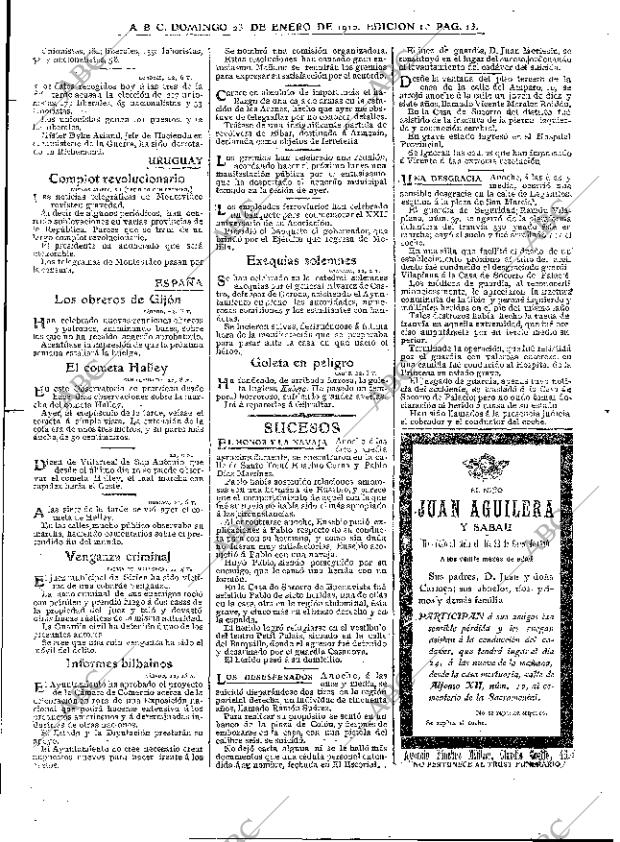 ABC MADRID 23-01-1910 página 13