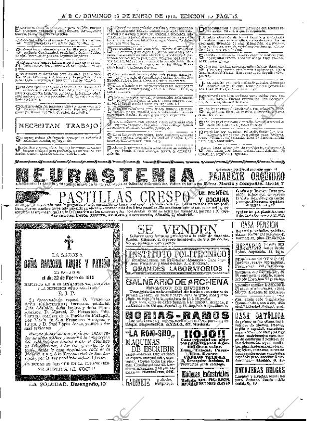 ABC MADRID 23-01-1910 página 15