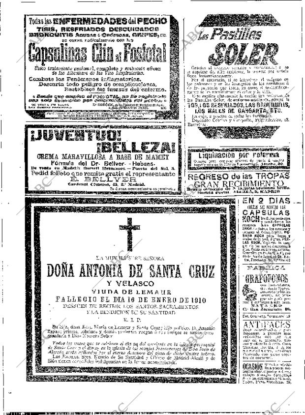 ABC MADRID 23-01-1910 página 16
