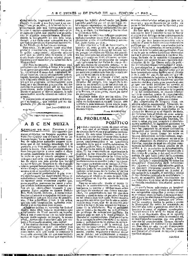 ABC MADRID 27-01-1910 página 4