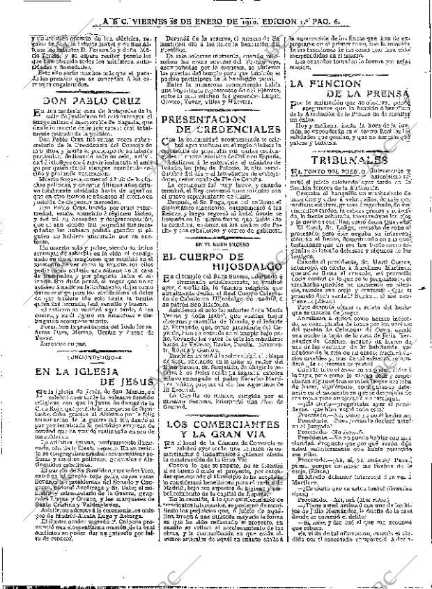 ABC MADRID 28-01-1910 página 6