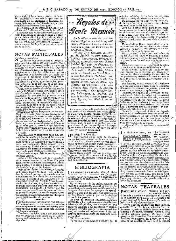 ABC MADRID 29-01-1910 página 10