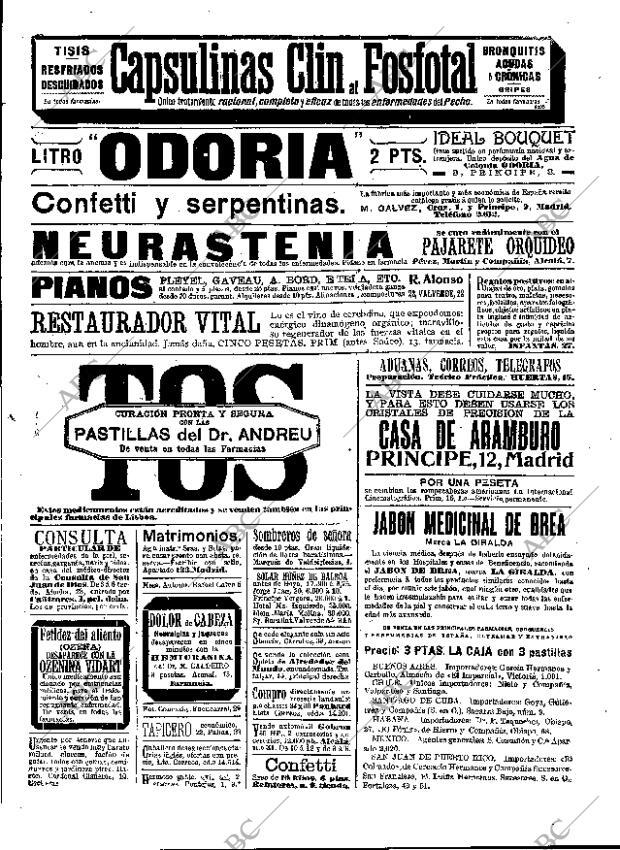 ABC MADRID 29-01-1910 página 17