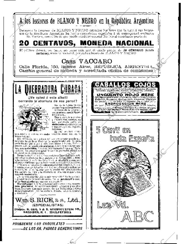 BLANCO Y NEGRO MADRID 29-01-1910 página 2