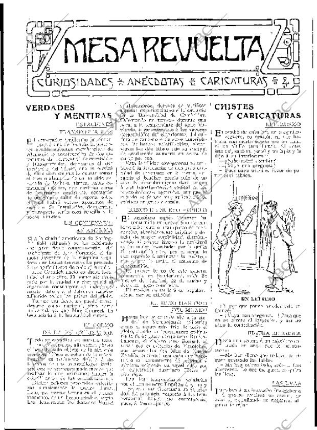 BLANCO Y NEGRO MADRID 29-01-1910 página 25