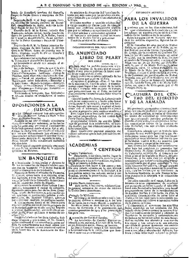ABC MADRID 30-01-1910 página 9