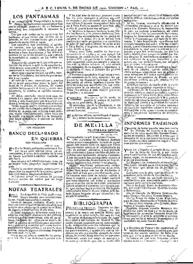 ABC MADRID 31-01-1910 página 11