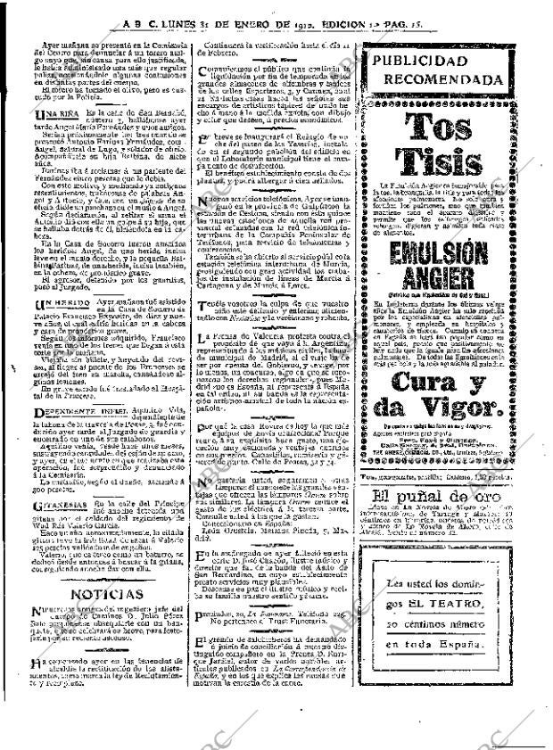 ABC MADRID 31-01-1910 página 15